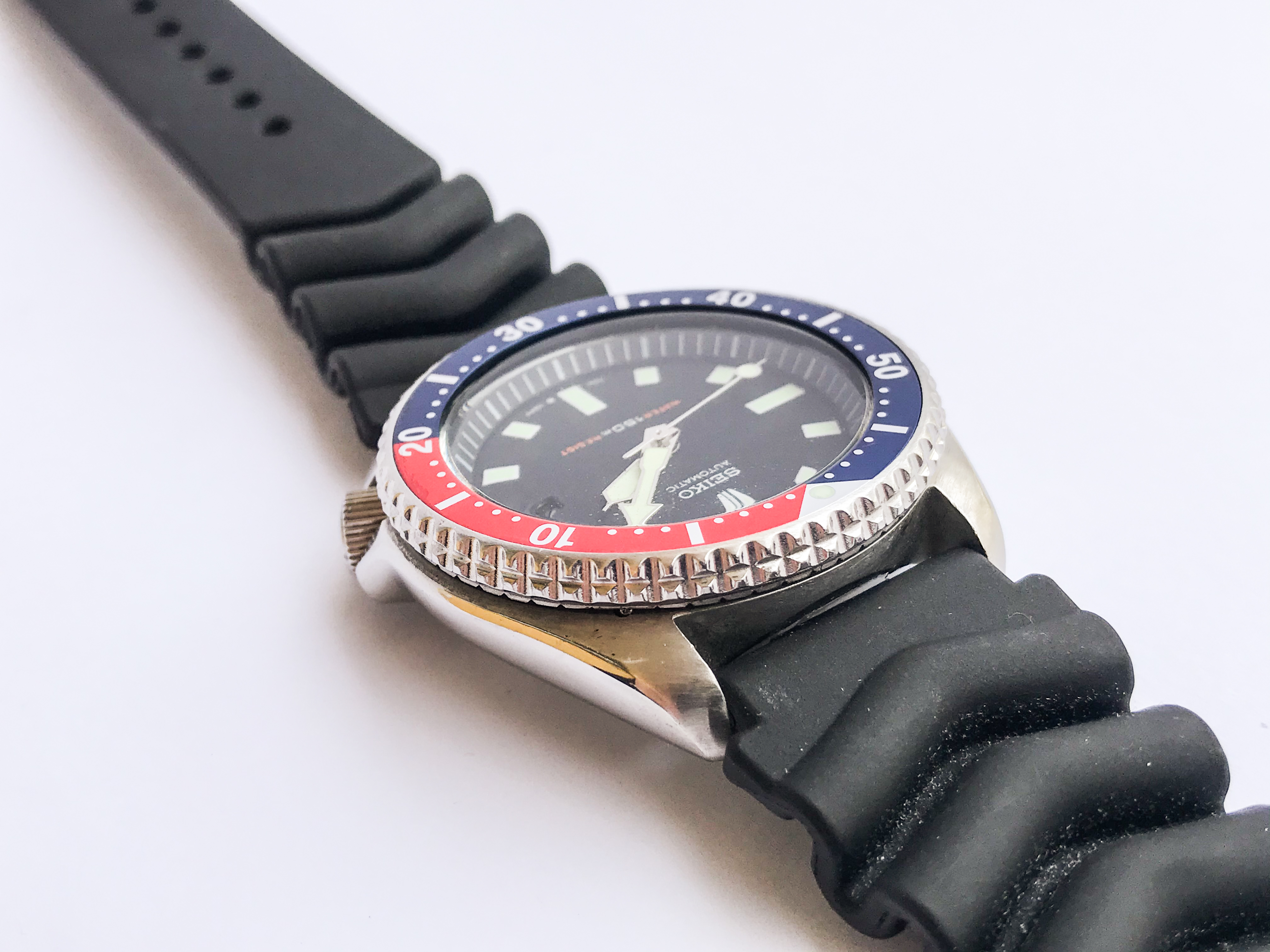 Vintage Seiko Diver Scuba Pepsi 7000 watch -