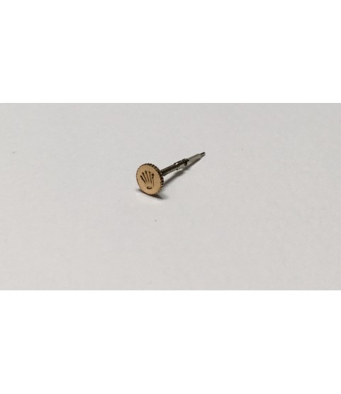 Rolex 1210, 1220, 1225 winding stem and 14k yellow gold crown part