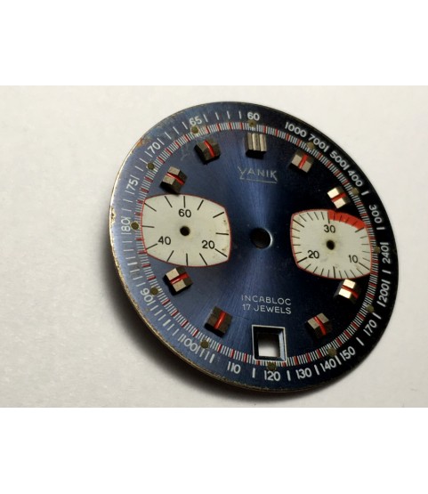 Valjoux 7734 Yanik dial for chronograph watch