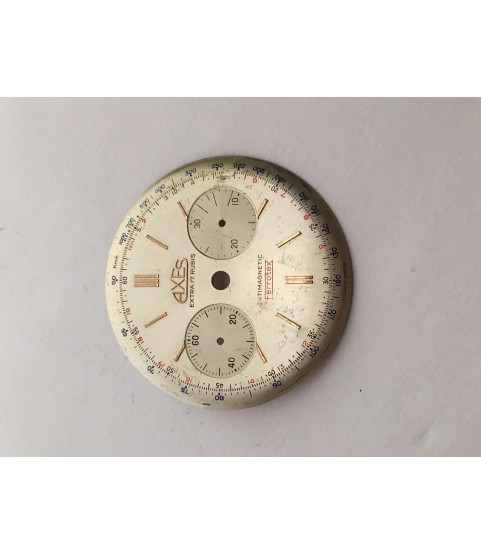 Landeron 248 Axes dial for chronograph watch 34 mm