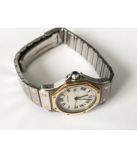 Cartier Santos Automatic Lady Watch Stainless steel and 18k gold 31mm