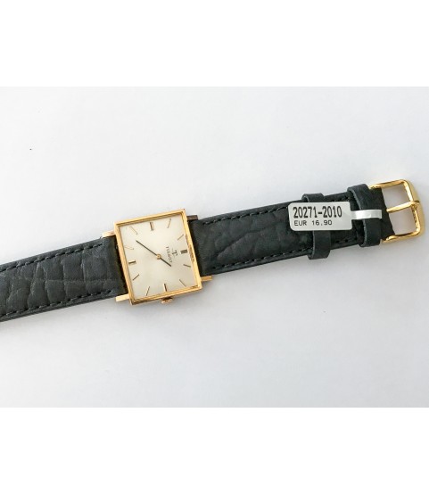 Vintage Tissot square gold plated watch manual-winding movement