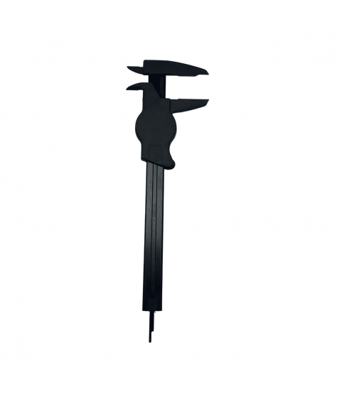 Bergeon 6621 Plastic Sliding Caliper with Dial, 0–150 mm / 0–6 Inches