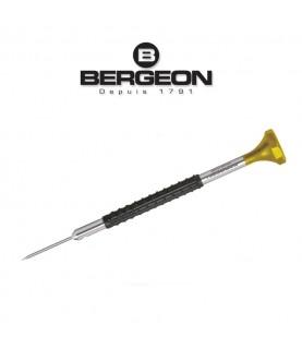 Bergeon 6899-080 Ergonomic Screwdriver 0.80mm Swiss Made Yellow