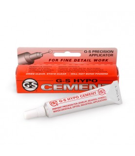 G-S Hypo Cement adhesive for plastic, fibre, stones, pearls and ceramics 9 ml