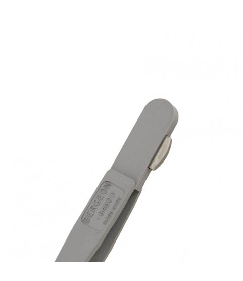 Bergeon 6460-P plastic battery tweezer with battery hatch opener for Swatch watches