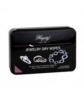 Hagerty Jewellery Dry Wipes for Silver, Gold and Stones 25 pcs