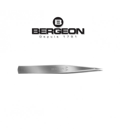 Bergeon 7024-AA stainless steel watchmakers tweezers 120 mm