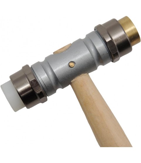 Watchmakers and goldsmiths combinated hammer in nylon and brass Watchmakers and goldsmiths combinated hammer in nylon and brass