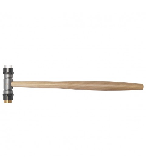 Watchmakers and goldsmiths combinated hammer in nylon and brass