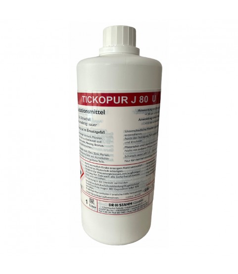 Tickopur J 80 U Deoxidisation Cleaner ultrasonic Cleaning 1l