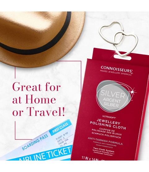 Connoisseurs Silver Jewellery Cleaning Cloth CONN739 Connoisseurs Silver Jewellery Cleaning Cloth CONN739