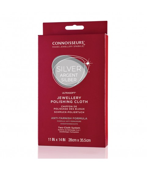 Connoisseurs Silver Jewellery Cleaning Cloth CONN739