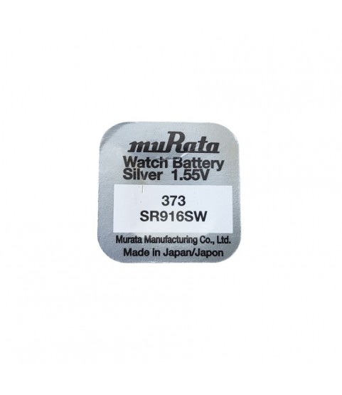 Sony/Murata 373 SR68 SR916SW quartz watches battery silver oxide 1.55 volts 1x