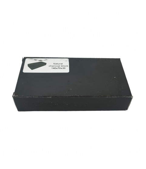 Charcoal for soldering and holder 140 x 70 x 30 mm