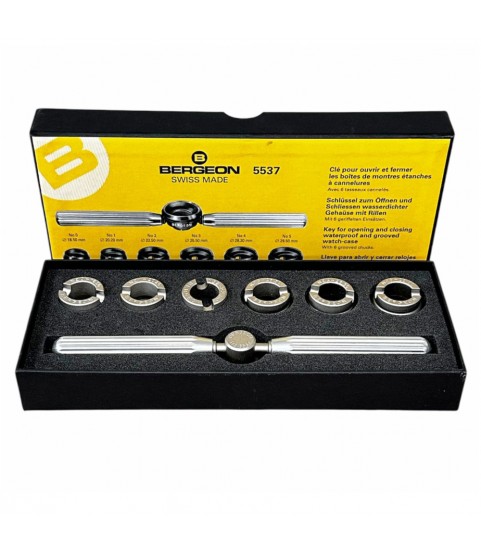 Bergeon 5537 waterproof & grooved watch case opener closing tool (Rolex, Tudor) Bergeon 5537 waterproof & grooved watch case opener closing tool (Rolex, Tudor)