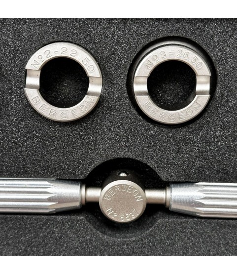 Bergeon 5537 waterproof & grooved watch case opener closing tool (Rolex, Tudor) Bergeon 5537 waterproof & grooved watch case opener closing tool (Rolex, Tudor)