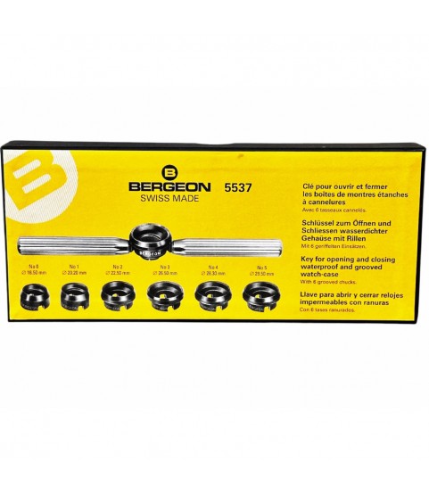 Bergeon 5537 waterproof & grooved watch case opener closing tool (Rolex, Tudor) Bergeon 5537 waterproof & grooved watch case opener closing tool (Rolex, Tudor)