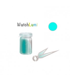 Luminous paste Siluma blue-green for watches hands 2gr