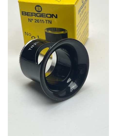 Bergeon 2611-TN 4x watchmaker eyeglasses loupe biconvex air 2.5