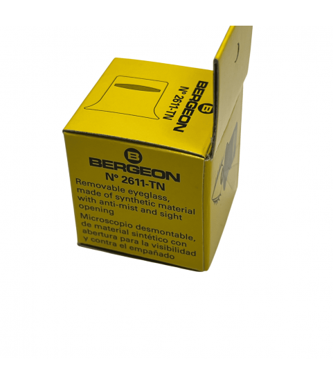 Bergeon 2611-TN 4x watchmaker eyeglasses loupe biconvex air 2.5