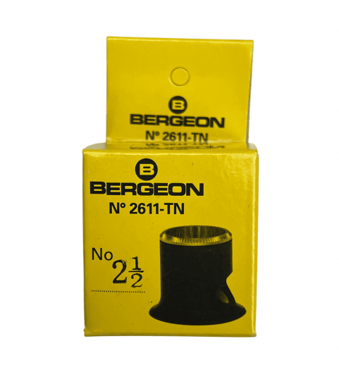 Bergeon 2611-TN 4x watchmaker eyeglasses loupe biconvex air 2.5