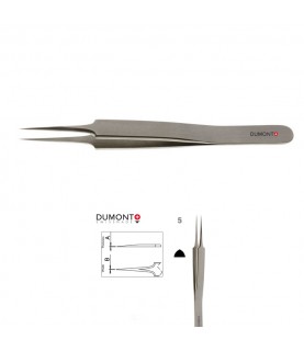 Dumont Dumoxel #5 antimagnetic tweezers 110 mm
