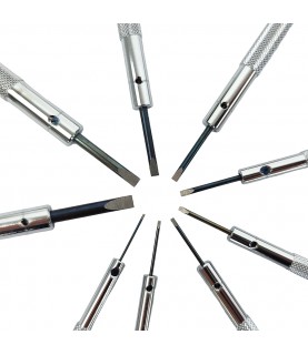 Boley set of 9 screwdrivers on a rotating base
