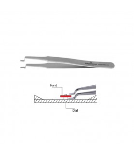 Bergeon 7026-PMC-2A tweezer for hands installing specially for chronograph watches