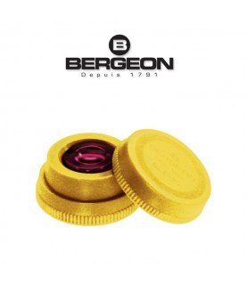 Bergeon 6885-J yellow oil cup with red inner glass