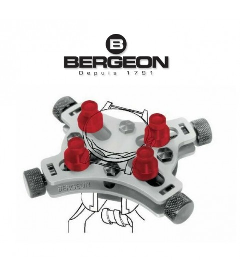Bergeon 2820 universal vice for waterproof watches capacity Ø44 mm
