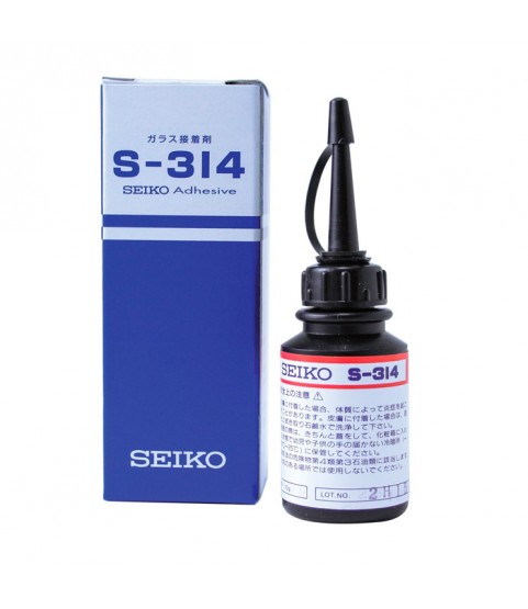 Seiko Mineral & Saphir Uhr Glas Zement S-314 Ultraviolett Selbstklebend HA314 