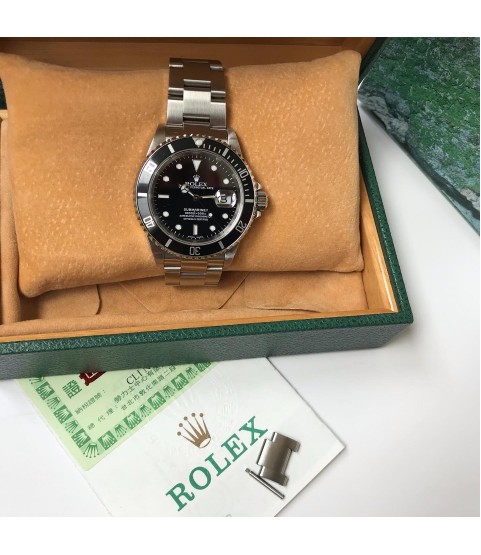Rolex Submariner 16610 men's watch Z serial 2001 full set