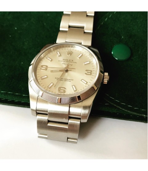 Rolex Oyster Perpetual Air King 114210 unisex automatic watch 34mm