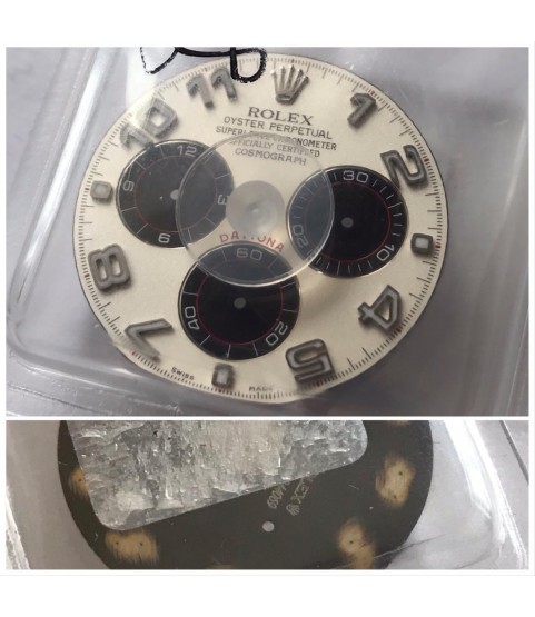 New Rolex Daytona 116528 Panda chromalight watch dial