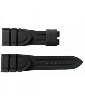 Tudor black noir silicone rubber strap 24/20mm 4188786