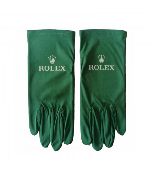 New green Rolex gloves for presentation size M