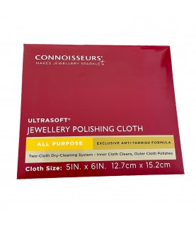 Connoisseurs Ultrasoft Jewellery Polishing Cloth CONN1057