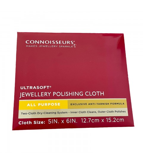 Connoisseurs Ultrasoft Jewellery Polishing Cloth CONN1057