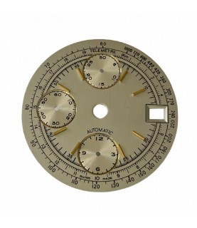 Unbranded dial for vintage chronograph watch 29.5mm