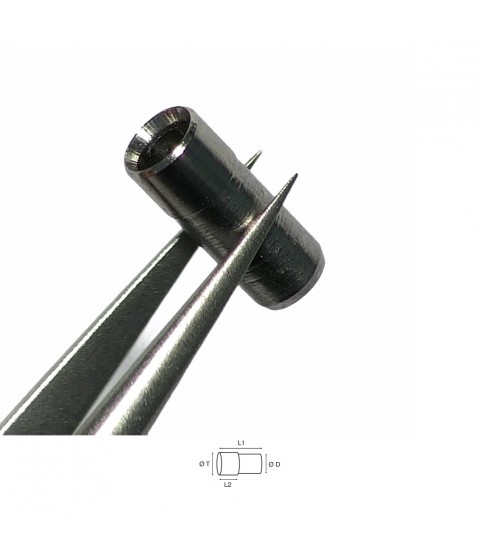 Steel tube for watch case 1.30mm