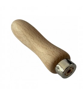 File handle of wood with force 18 mm and overall length 110 mm