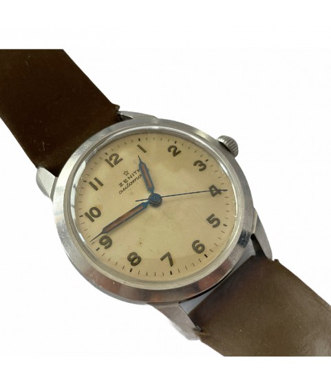 Rare vintage Zenith military automatic bumper watch 133.8