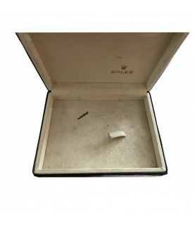 Vintage Rolex Cellini black leather box with card holder 49.00.71