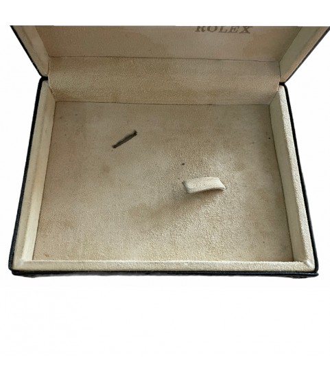 Vintage Rolex Cellini black leather box with card holder 49.00.71 Vintage Rolex Cellini black leather box with card holder 49.00.71