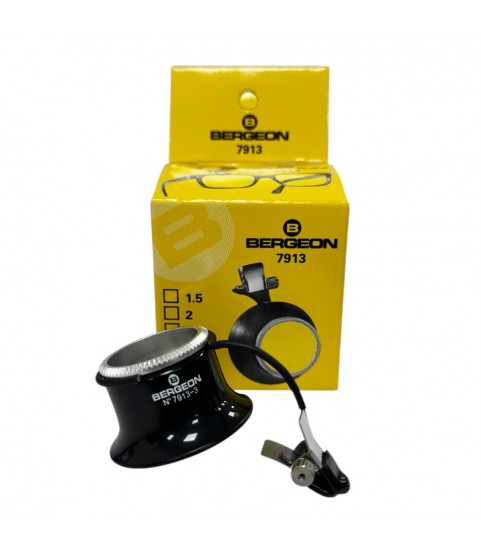Bergeon 7913-3 eyeglass watchmaker loupe with clip 3.3x Bergeon 7913-3 eyeglass watchmaker loupe with clip 3.3x