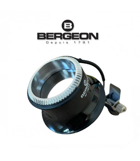 Bergeon 7913 eyeglass watchmaker loupe with clip 3.3x