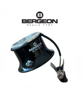 Bergeon 7913 eyeglass watchmaker loupe with clip 5x