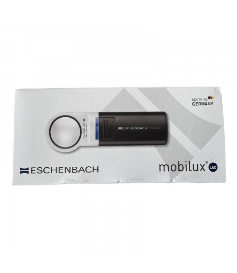 Eschenbach handheld magnifier loupe incl. LED lighting x12.5