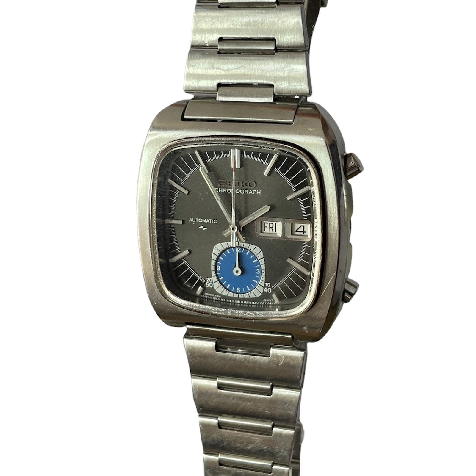 Vintage Seiko Monaco automatic chronograph men's watch 7016-5011 - 219667